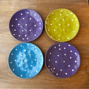 Maxwell & Williams SPRINKLE Set of 4 salad plates 8”